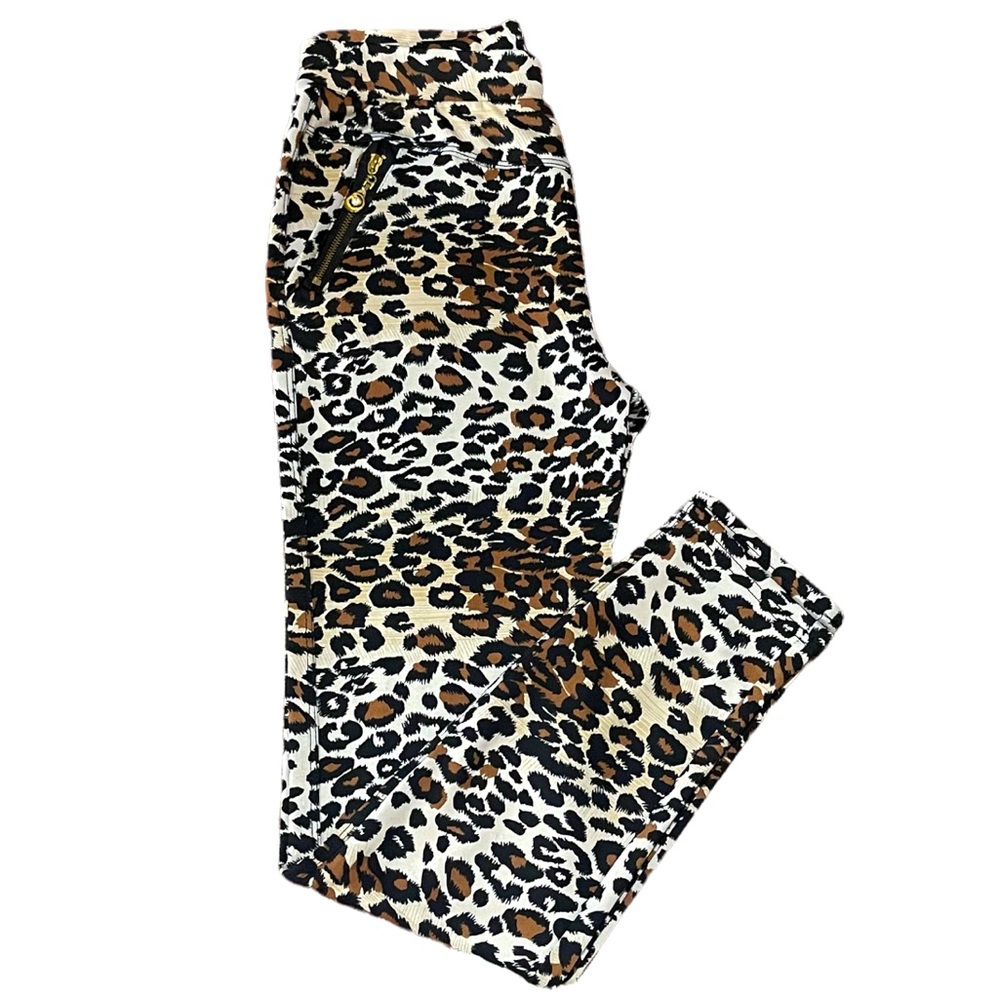 Women’s Leopard Print Stretchable Pants Size Small